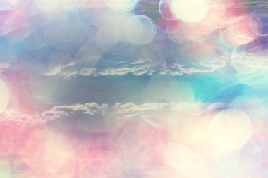 Bulutlar soyut parlak yaz duvar kâğıdı gökyüzü.