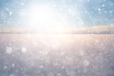 Soyut kar arkaplanı kar tanelerinin gradyanı