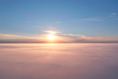 gündoğumu gökyüzü suluboya renkleri, güzel soyut doğa duvar kağıdı