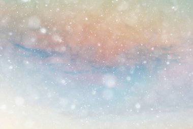 Soyut kar arkaplanı kar tanelerinin gradyanı