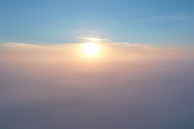 gündoğumu gökyüzü suluboya renkleri, güzel soyut doğa duvar kağıdı