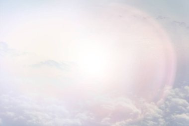 bulutlu hava aracı görünümü günbatımı soyut hava