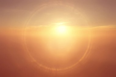 Gün batımı gökyüzü gradyanı soyut güneş ışığı arkaplanı