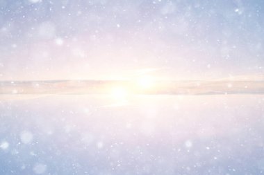 Soyut kar arkaplanı kar tanelerinin gradyanı