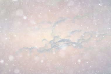 Soyut kar arkaplanı kar tanelerinin gradyanı