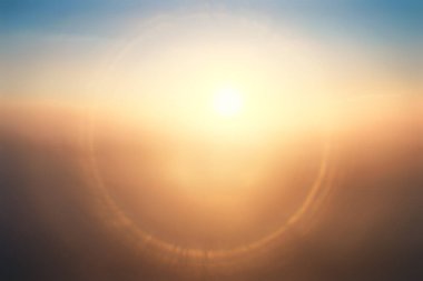 Gün batımı gökyüzü gradyanı soyut güneş ışığı arkaplanı