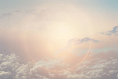 bulutlu hava aracı görünümü günbatımı soyut hava