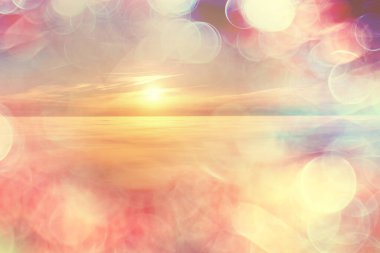 Gün batımı gökyüzü gradyanı soyut güneş ışığı arkaplanı