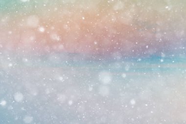 Soyut kar arkaplanı kar tanelerinin gradyanı