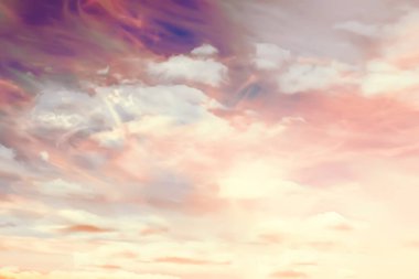 bulutlu hava aracı görünümü günbatımı soyut hava