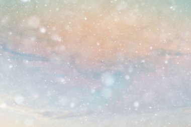 Soyut kar arkaplanı kar tanelerinin gradyanı