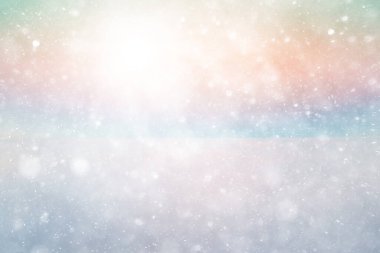 Soyut kar arkaplanı kar tanelerinin gradyanı