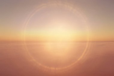 bulutlu hava aracı görünümü günbatımı soyut hava