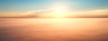 Gün batımı gökyüzü gradyanı soyut güneş ışığı arkaplanı