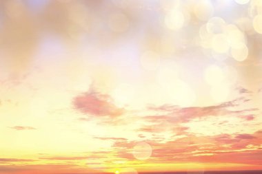 Gün batımı gökyüzü gradyanı soyut güneş ışığı arkaplanı