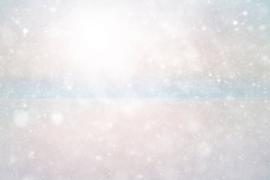 Soyut kar arkaplanı kar tanelerinin gradyanı