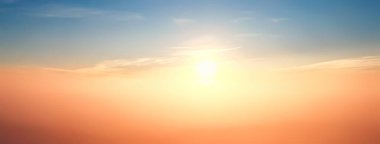 Gün batımı gökyüzü gradyanı soyut güneş ışığı arkaplanı