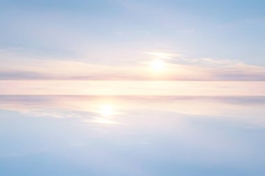 gündoğumu gökyüzü suluboya renkleri, güzel soyut doğa duvar kağıdı