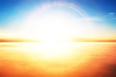 bulutlu hava aracı görünümü günbatımı soyut hava