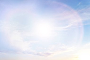 gündoğumu gökyüzü suluboya renkleri, güzel soyut doğa duvar kağıdı