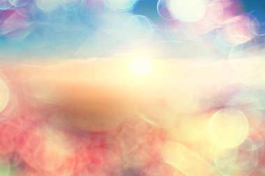 Gün batımı gökyüzü gradyanı soyut güneş ışığı arkaplanı