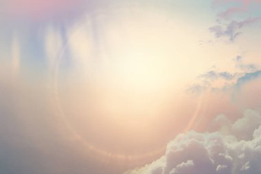 gündoğumu gökyüzü suluboya renkleri, güzel soyut doğa duvar kağıdı