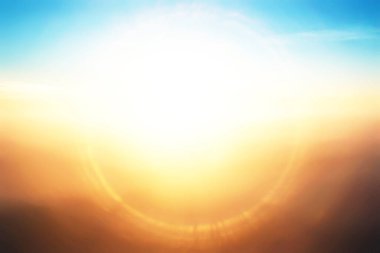 Gün batımı gökyüzü gradyanı soyut güneş ışığı arkaplanı