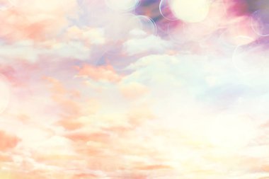 gündoğumu gökyüzü suluboya renkleri, güzel soyut doğa duvar kağıdı