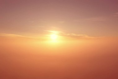 Gün batımı gökyüzü gradyanı soyut güneş ışığı arkaplanı