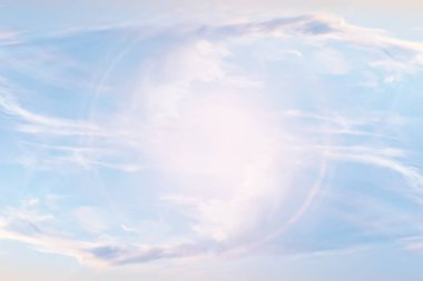 Dramatik bulutlar gökyüzü cennet günbatımı manzarası