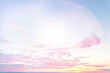 gündoğumu gökyüzü suluboya renkleri, güzel soyut doğa duvar kağıdı