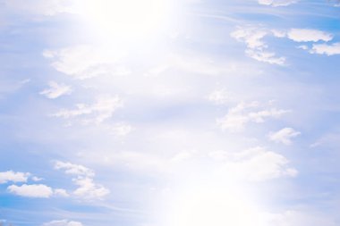 Dramatik bulutlar gökyüzü cennet günbatımı manzarası