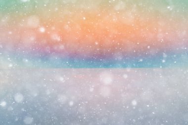 Soyut kar arkaplanı kar tanelerinin gradyanı