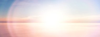 gündoğumu gökyüzü suluboya renkleri, güzel soyut doğa duvar kağıdı