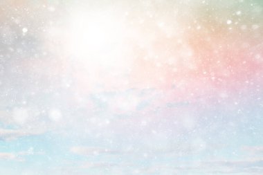 Soyut kar arkaplanı kar tanelerinin gradyanı