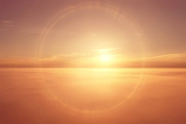 Gün batımı gökyüzü gradyanı soyut güneş ışığı arkaplanı