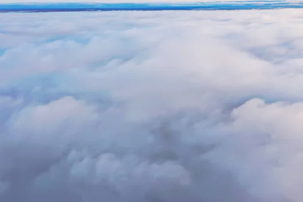 Nuages Drone Vue Coucher Soleil Abstrait Aérien — Photo