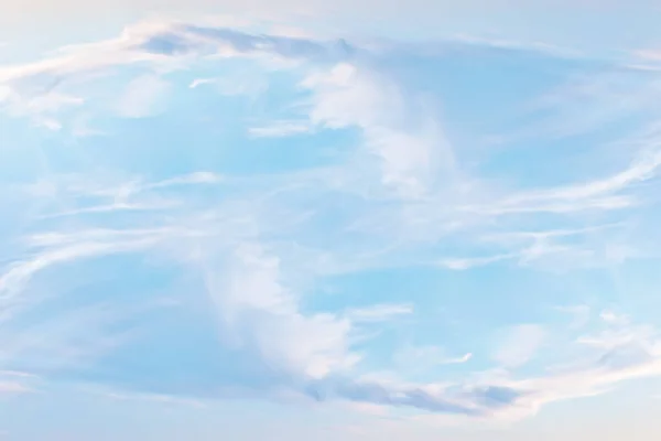 Ciel Bleu Nuages Fond Abstrait Skyline Paysage Nature Paradis Air — Photo