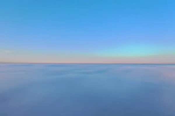 Chmury Drone Widok Zachód Słońca Abstrakcyjny Antena — Zdjęcie stockowe