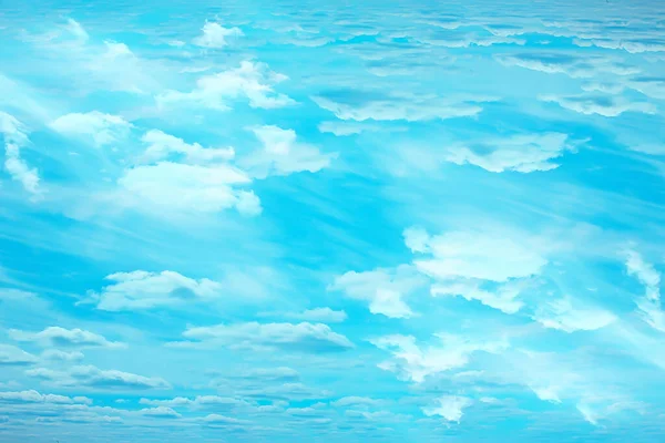 Cielo Blu Nuvole Sfondo Astratto Skyline Paesaggio Natura Paradiso Aria — Foto Stock