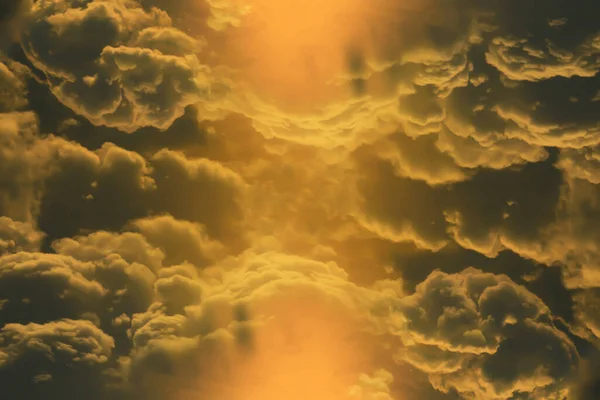 Dramatik Bulutlar Gökyüzü Cennet Günbatımı Manzarası — Stok fotoğraf