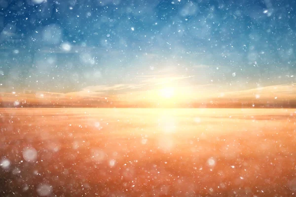 Soyut kar arkaplanı kar tanelerinin gradyanı