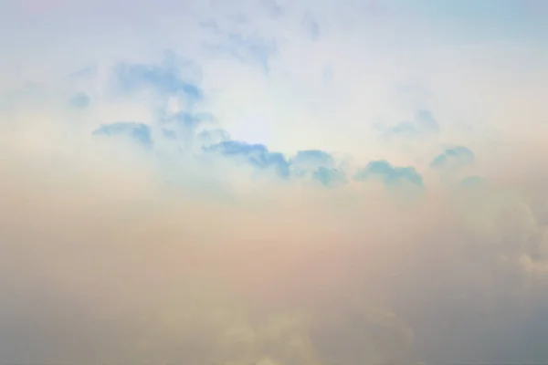 Abstracte Hemel Wazig Achtergrond Zomer Natuur Luchtfoto Uitzicht — Stockfoto