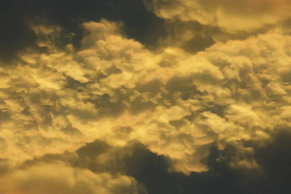 Dramatik Bulutlar Gökyüzü Cennet Günbatımı Manzarası — Stok fotoğraf
