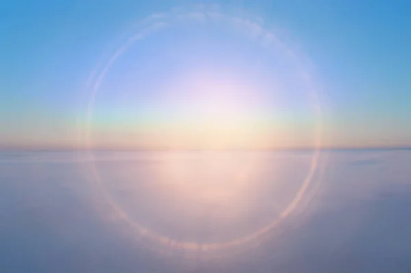 Clouds Drone View Sunset Abstract Aerial — Stock Photo, Image