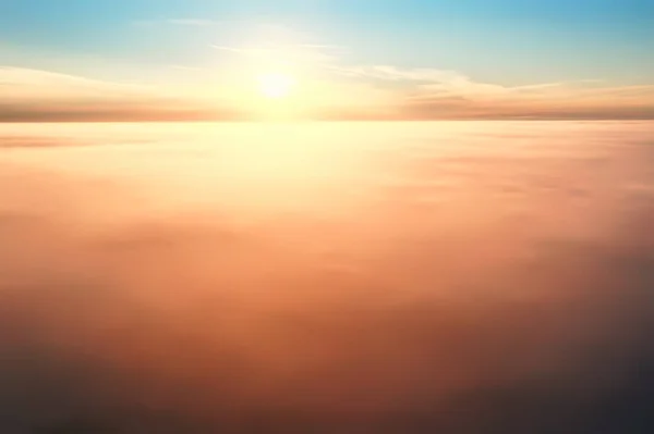 Clouds Drone View Sunset Abstract Aerial — Stock Photo, Image