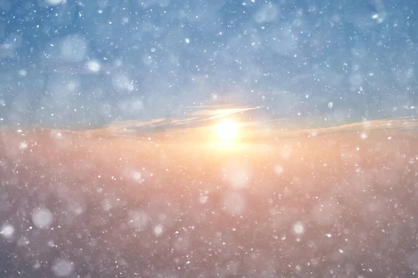 Soyut kar arkaplanı kar tanelerinin gradyanı