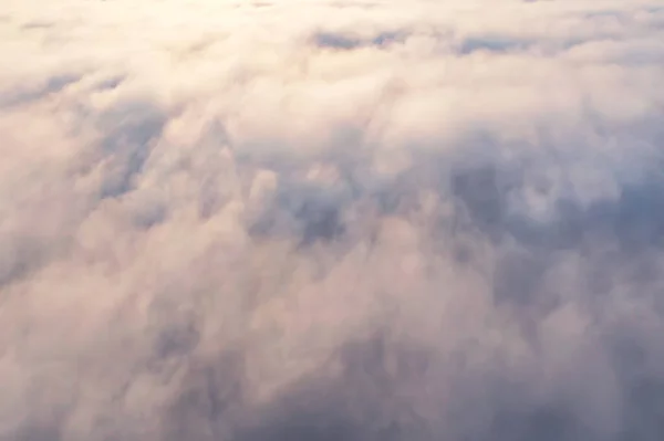 Nuages Drone Vue Coucher Soleil Abstrait Aérien — Photo