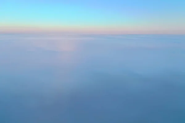 Céu Azul Nuvens Fundo Abstrato Horizonte Paisagem Natureza Paraíso — Fotografia de Stock