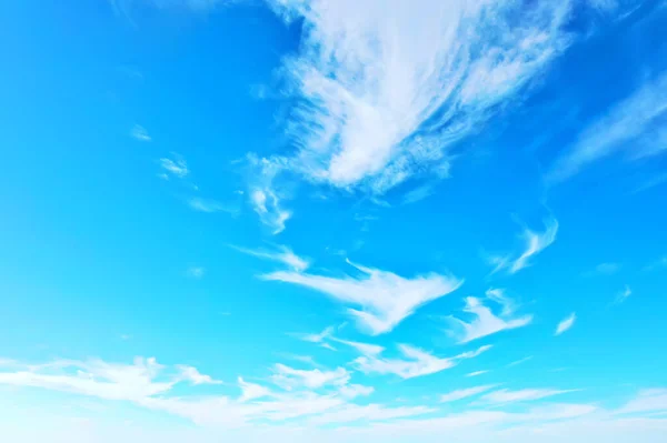 Blue Sky Clouds Background Abstract Skyline Landscape Nature Paradise Air — Stock Photo, Image